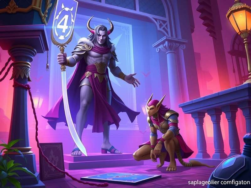 Quantum Duel sci-fi card game interface